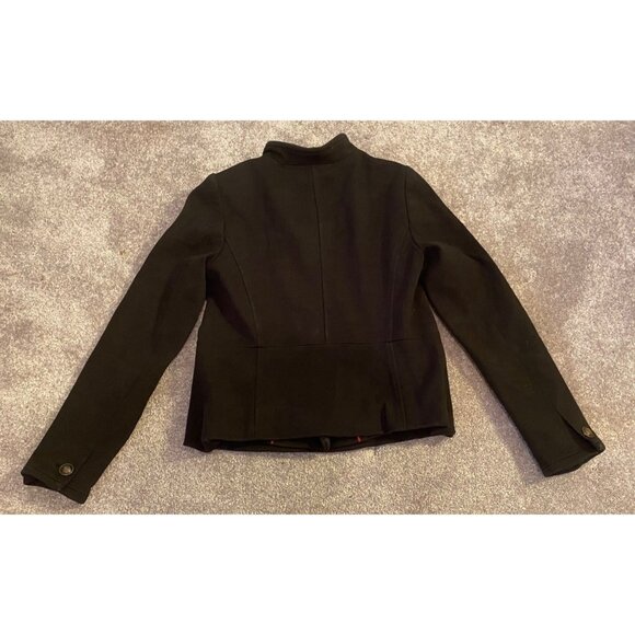 Talbots Black Double-Breasted Jacket Blazer Size 2 - Picture 2 of 9